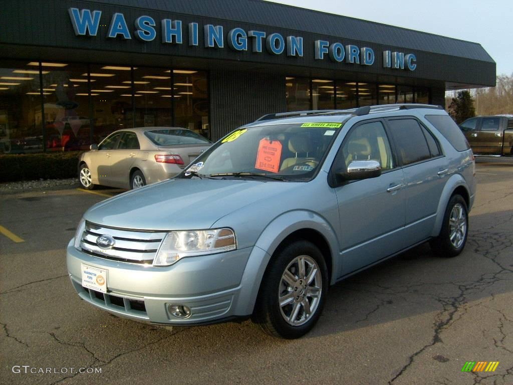 2008 Taurus X Limited AWD - Light Ice Blue Metallic / Medium Light Stone photo #1