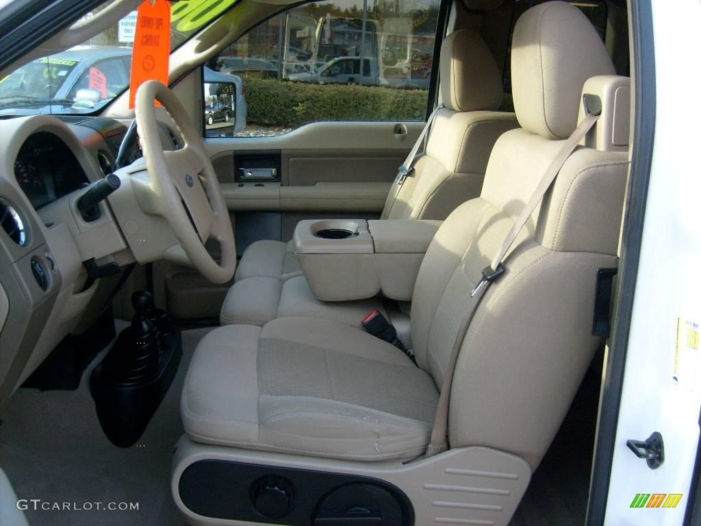 2006 F150 XLT SuperCab 4x4 - Oxford White / Tan photo #7
