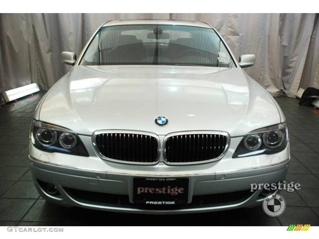 2008 7 Series 750Li Sedan - Titanium Silver Metallic / Black photo #8
