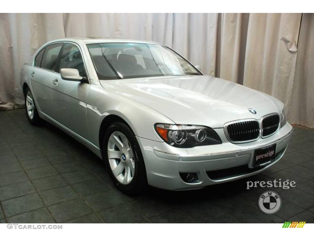 2008 7 Series 750Li Sedan - Titanium Silver Metallic / Black photo #9