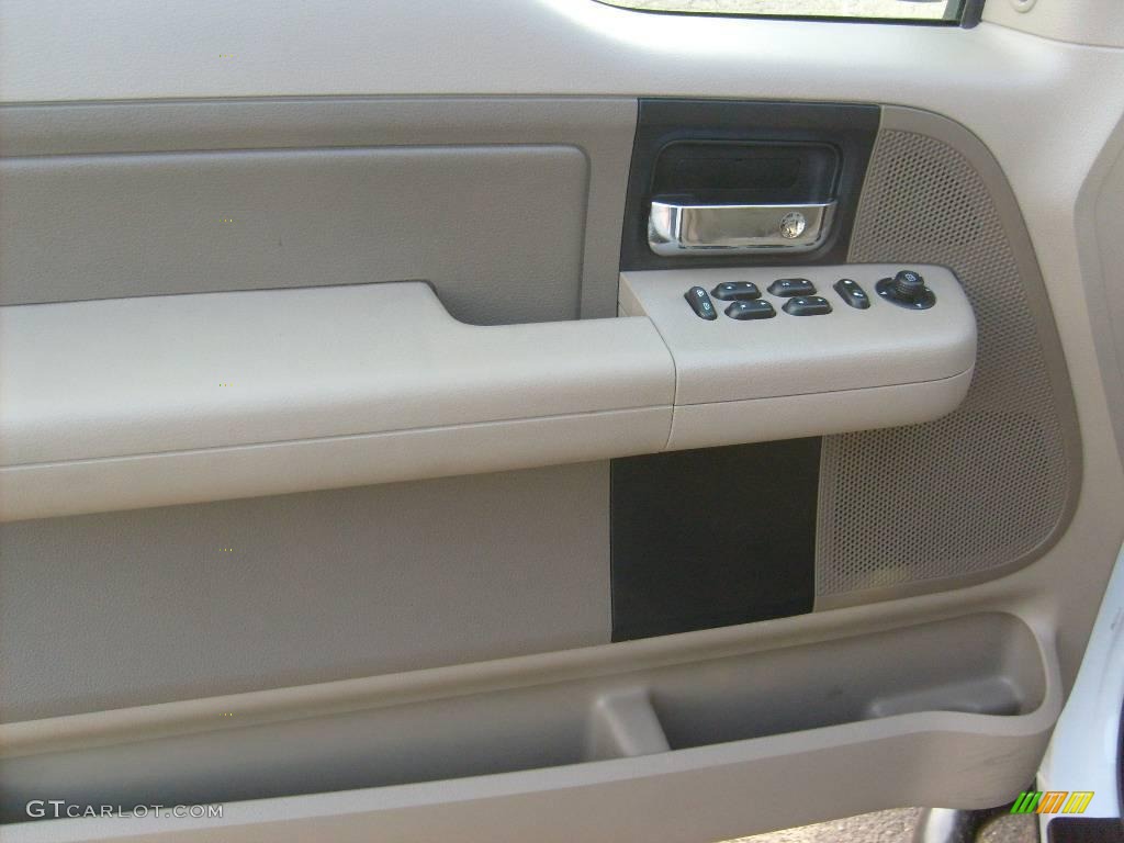 2006 F150 XLT SuperCab 4x4 - Oxford White / Tan photo #12