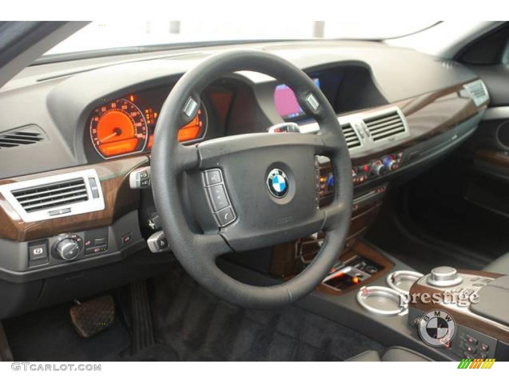 2008 7 Series 750Li Sedan - Titanium Silver Metallic / Black photo #12