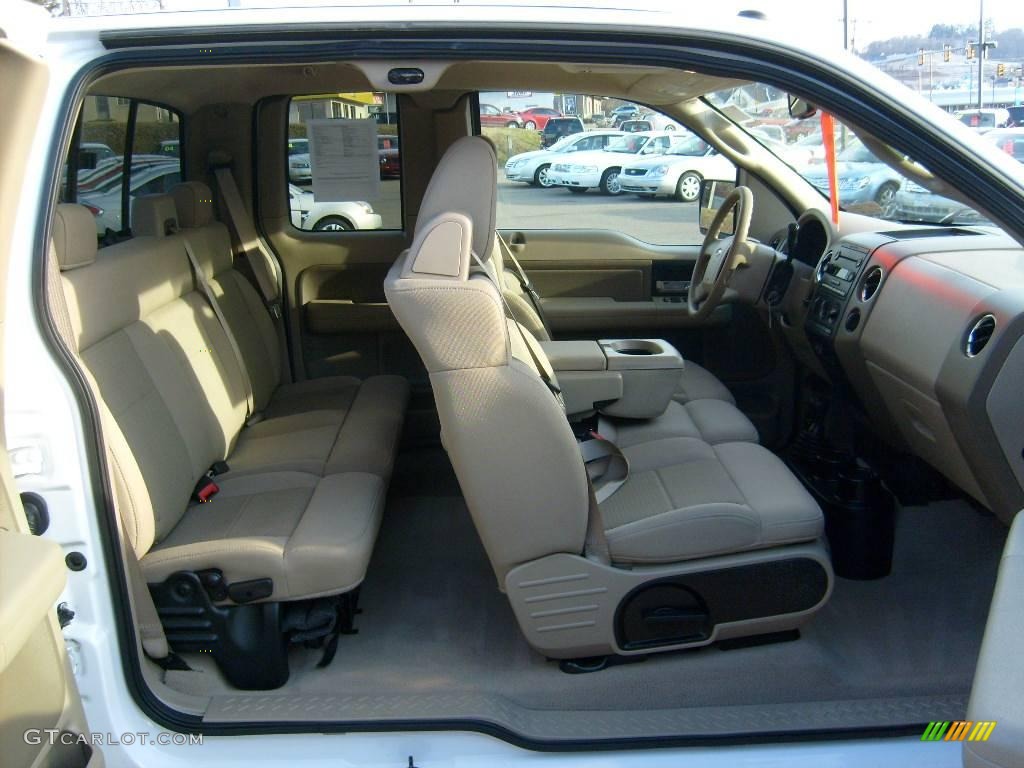 2006 F150 XLT SuperCab 4x4 - Oxford White / Tan photo #16