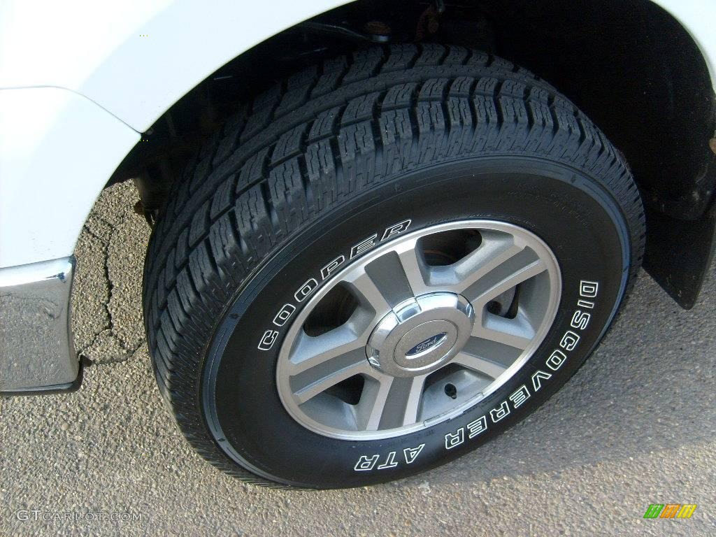 2006 F150 XLT SuperCab 4x4 - Oxford White / Tan photo #19