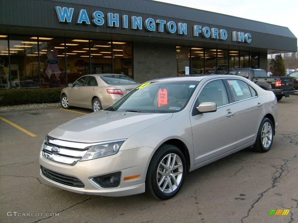 2010 Fusion SEL V6 - Smokestone Metallic / Medium Light Stone photo #1