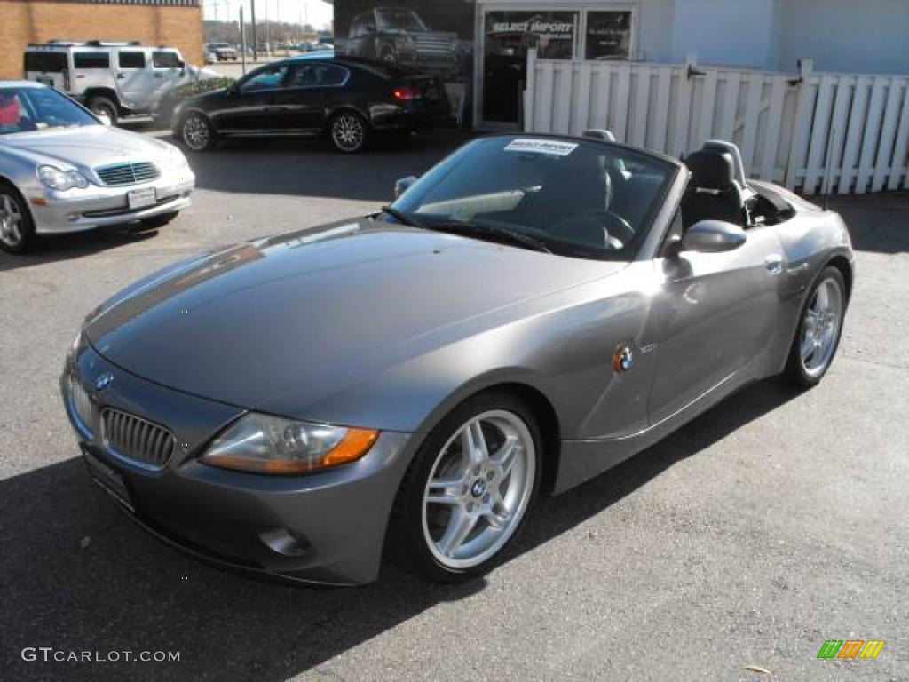 2003 Z4 3.0i Roadster - Sterling Grey Metallic / Black photo #1