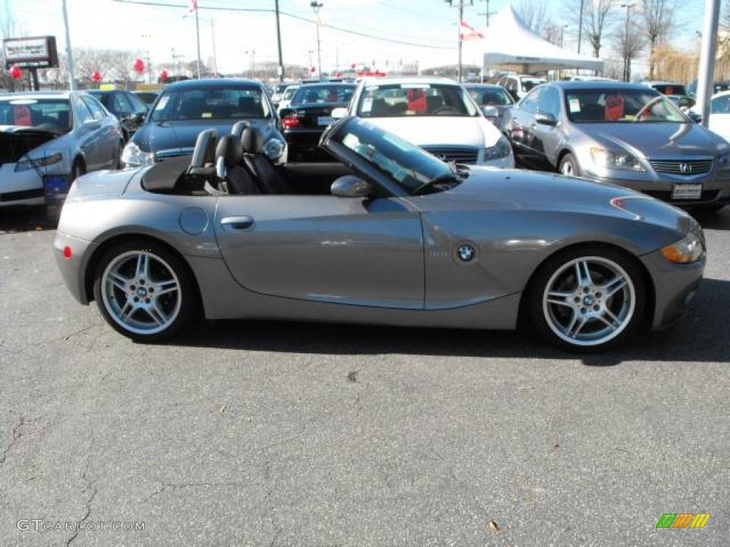 2003 Z4 3.0i Roadster - Sterling Grey Metallic / Black photo #4