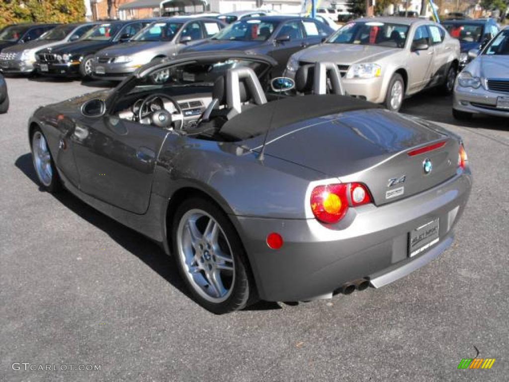 2003 Z4 3.0i Roadster - Sterling Grey Metallic / Black photo #7