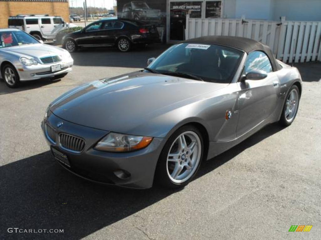 2003 Z4 3.0i Roadster - Sterling Grey Metallic / Black photo #16