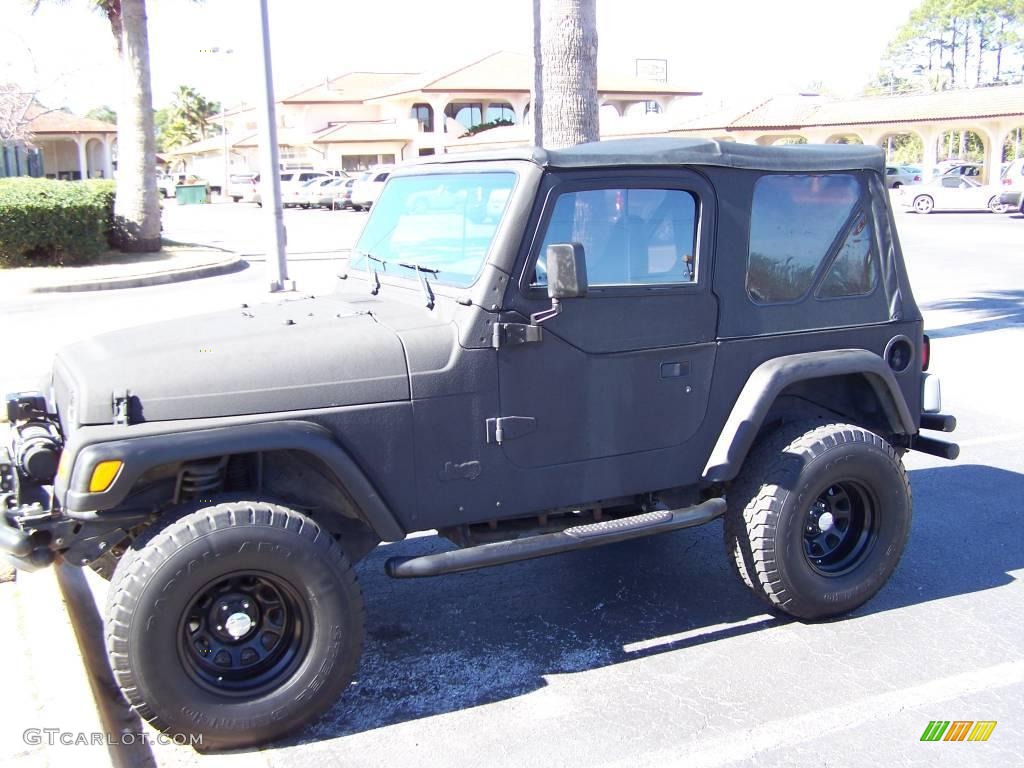 2002 Wrangler X 4x4 - Black / Agate Black photo #3