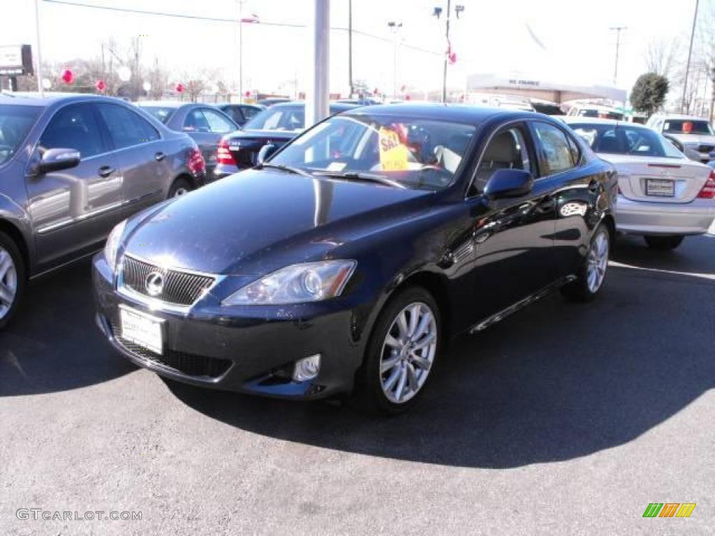 2006 IS 250 AWD - Blue Onyx Pearl / Sterling Gray photo #2