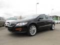 Deep Black Metallic 2010 Volkswagen CC VR6 Sport