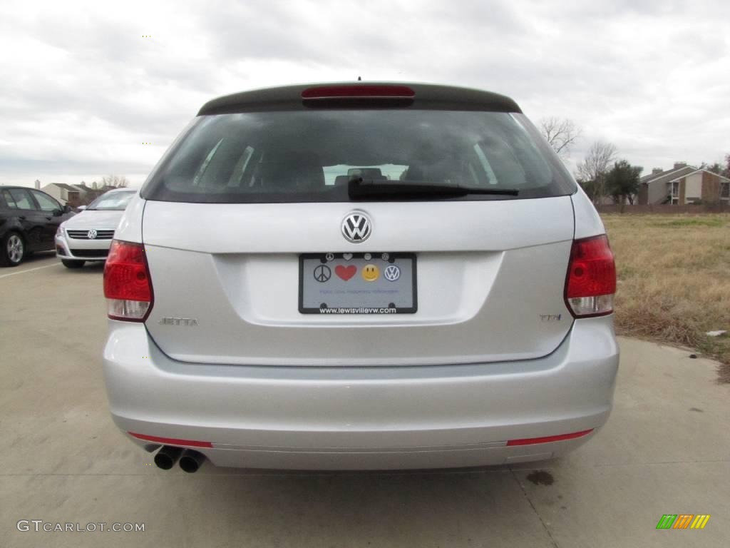 2010 Jetta TDI SportWagen - Reflex Silver Metallic / Titan Black photo #2