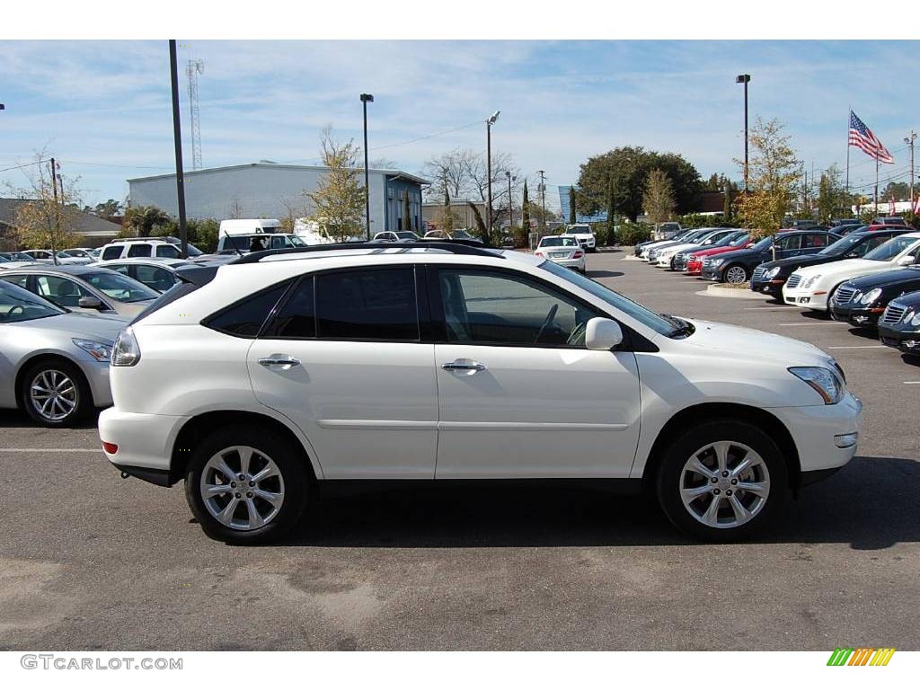 2009 RX 350 - Crystal White Mica / Parchment photo #15