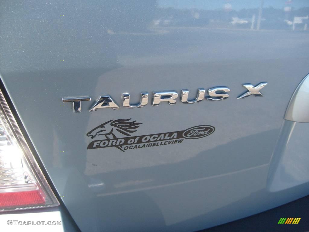 2008 Taurus X SEL - Light Ice Blue Metallic / Camel photo #10