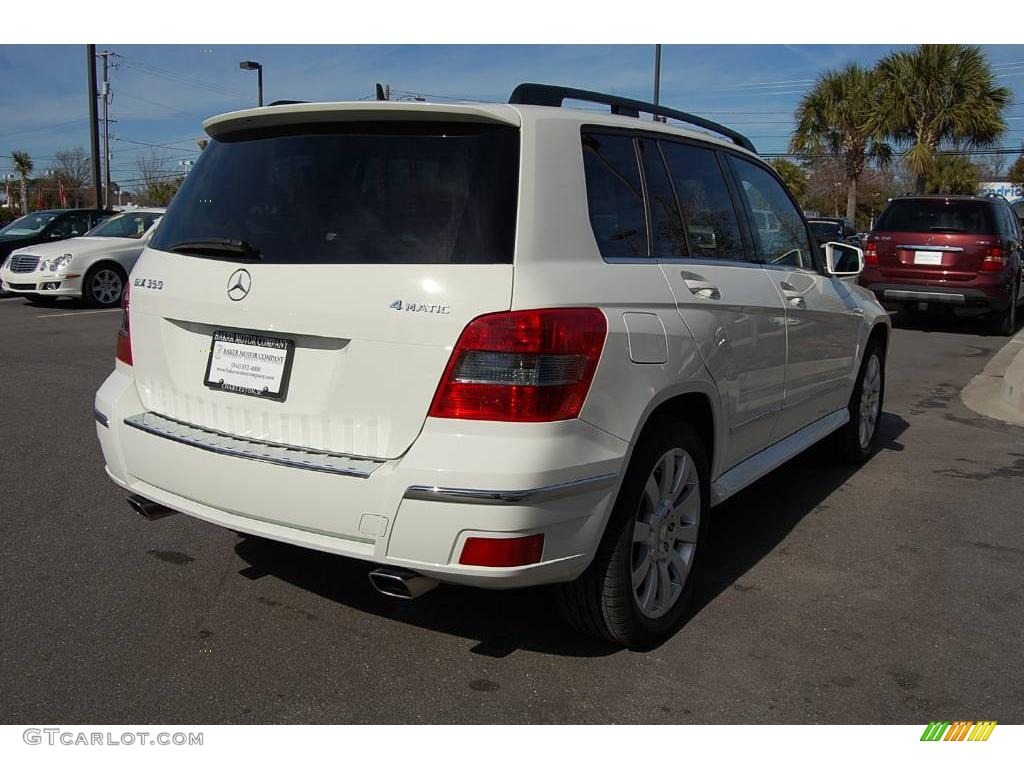 2010 GLK 350 4Matic - Arctic White / Black photo #16