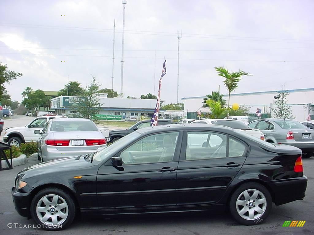 2003 3 Series 325i Sedan - Jet Black / Natural Brown photo #6