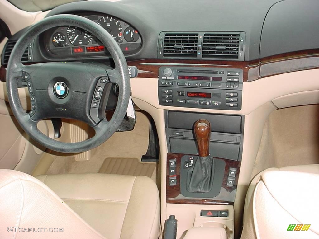 2003 3 Series 325i Sedan - Jet Black / Natural Brown photo #16