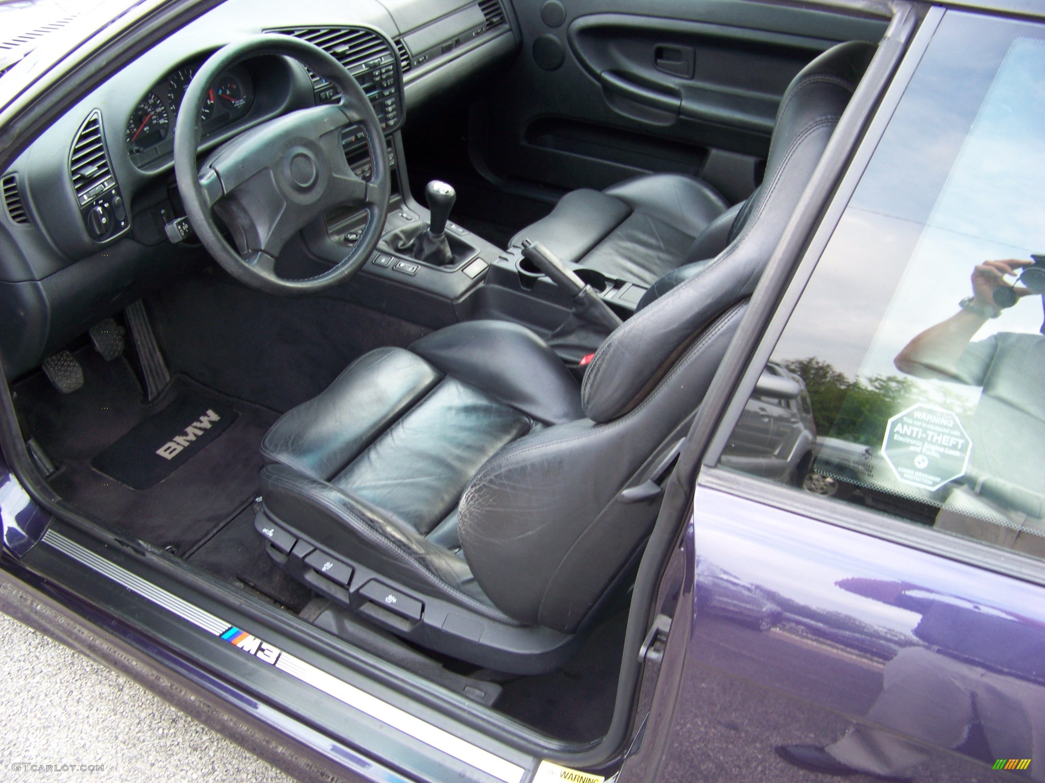 1996 M3 Coupe - Purple / Black Leather photo #10