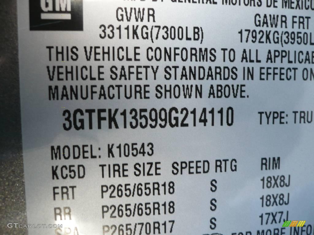 2009 Sierra 1500 Hybrid Crew Cab 4x4 - Steel Gray Metallic / Ebony photo #23