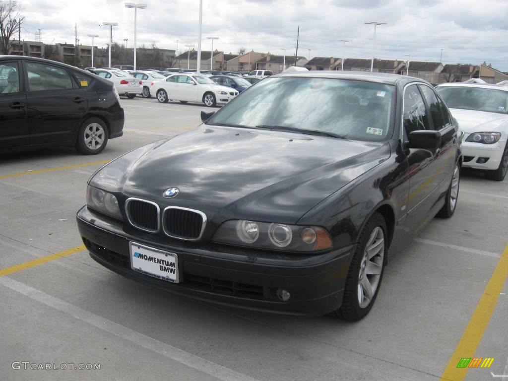 2003 5 Series 525i Sedan - Jet Black / Black photo #1