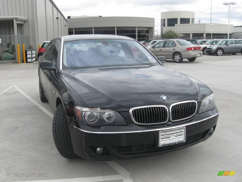 2007 7 Series 750Li Sedan - Jet Black / Black photo #2
