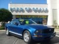 2008 Vista Blue Metallic Ford Mustang V6 Deluxe Coupe  photo #1