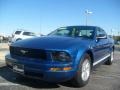 2008 Vista Blue Metallic Ford Mustang V6 Deluxe Coupe  photo #7