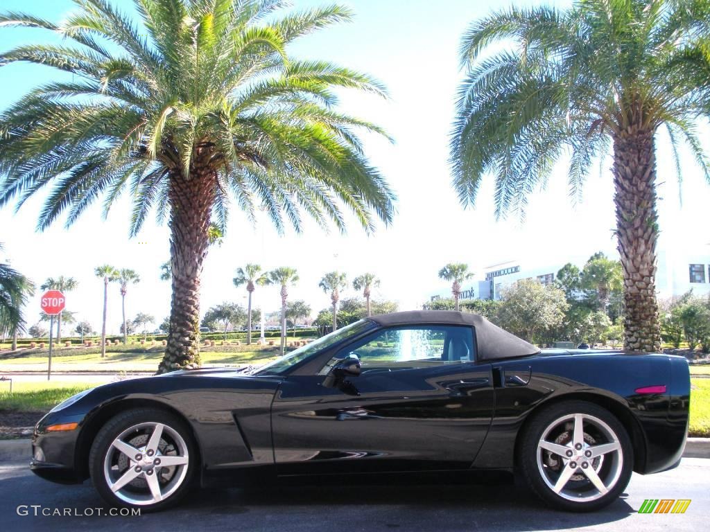 2005 Corvette Convertible - Black / Ebony photo #1