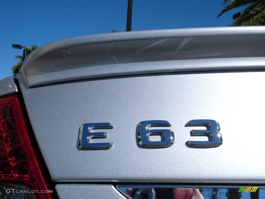 2007 E 63 AMG Sedan - Iridium Silver Metallic / AMG Black photo #9