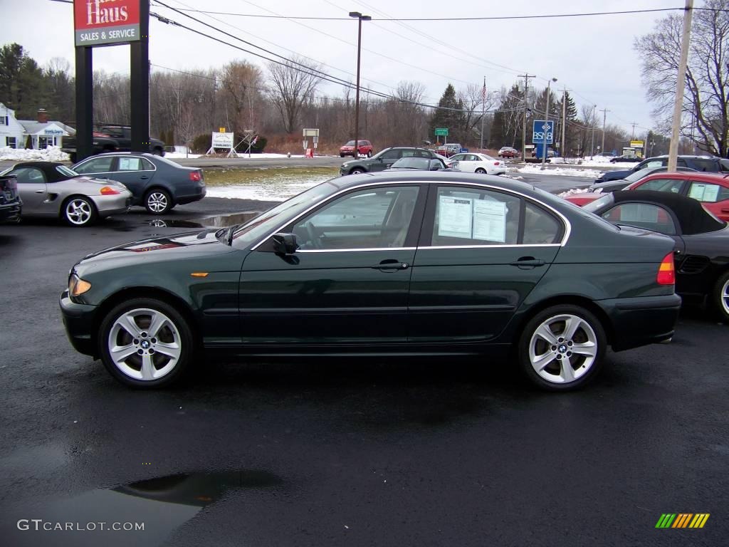 2004 3 Series 330xi Sedan - Oxford Green Metallic / Sand photo #3