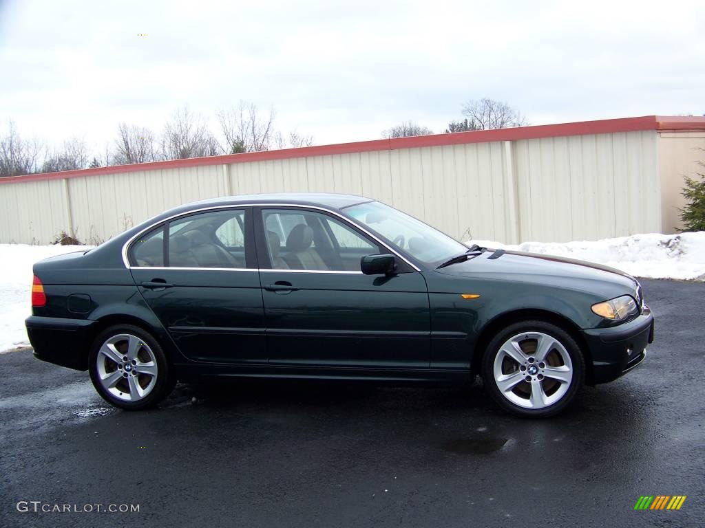 2004 3 Series 330xi Sedan - Oxford Green Metallic / Sand photo #7