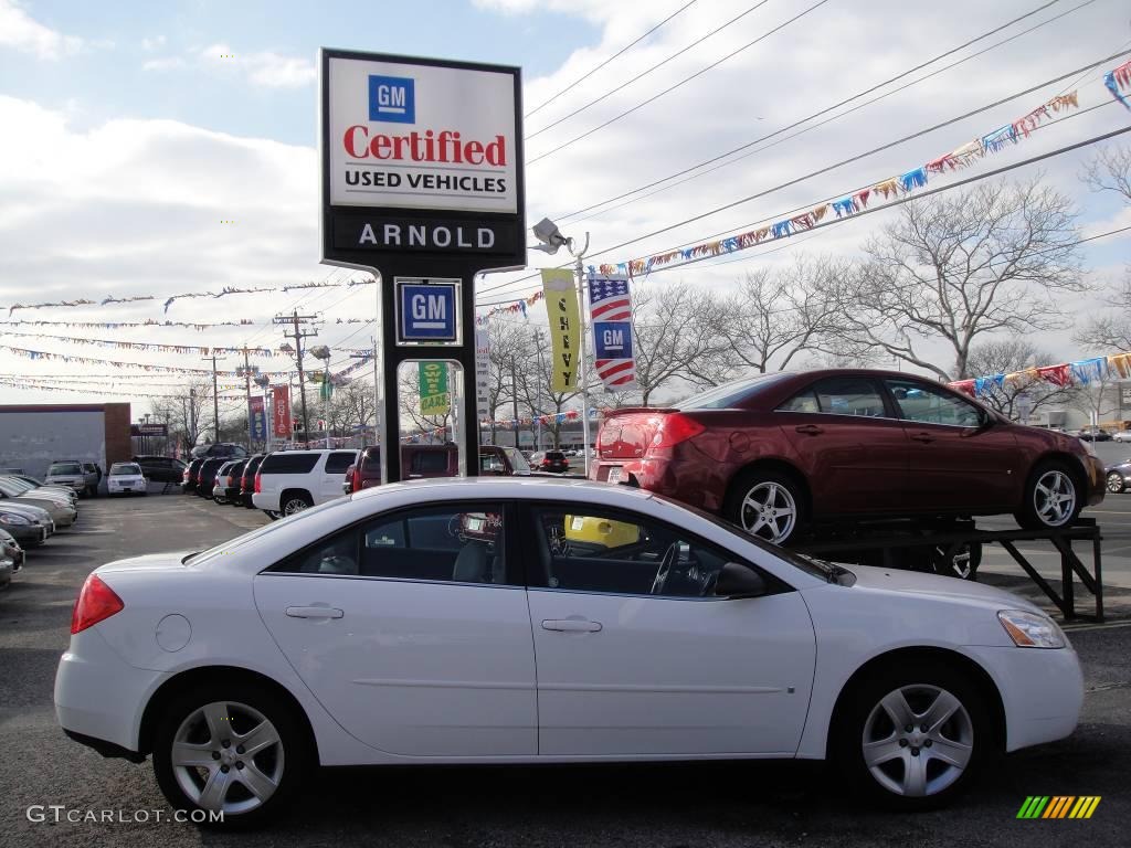 2009 G6 Sedan - Summit White / Light Taupe photo #4