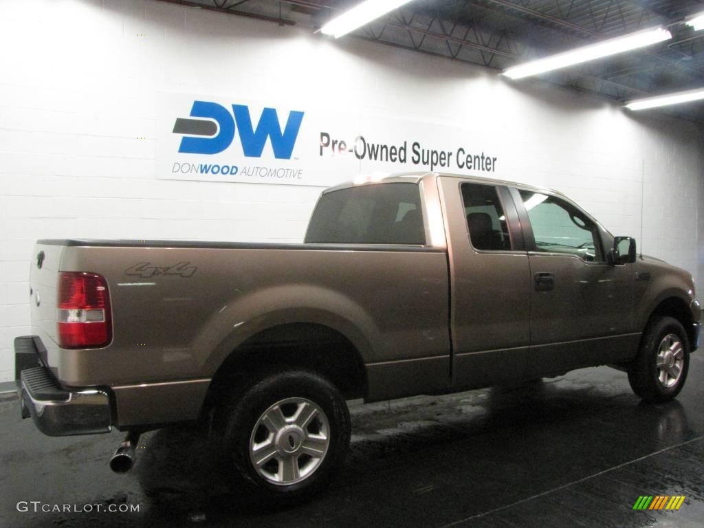 2006 F150 XLT SuperCab 4x4 - Arizona Beige Metallic / Tan photo #4