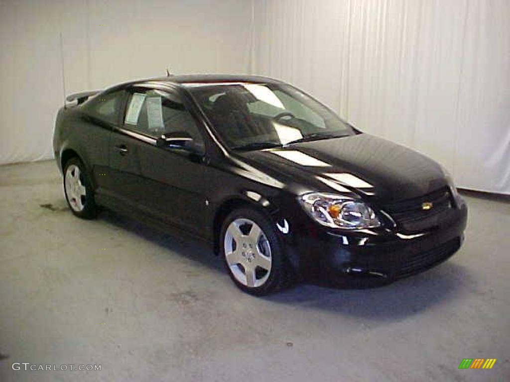 2009 Cobalt LT Coupe - Black / Gray photo #1