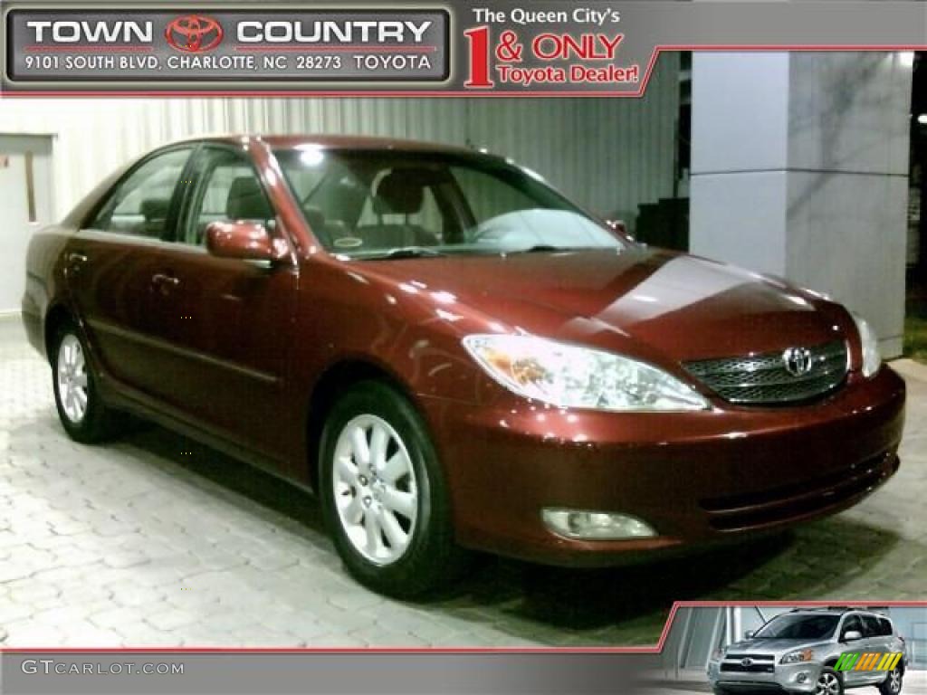 2003 Camry XLE - Salsa Red Pearl / Stone photo #1