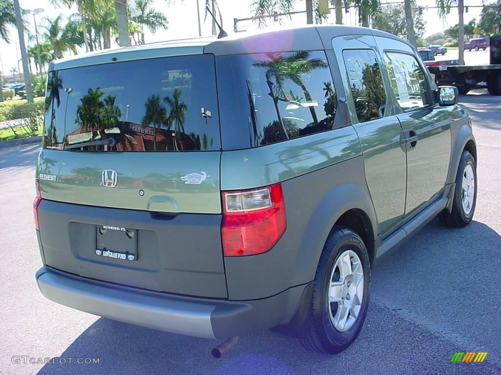2005 Element LX AWD - Galapagos Green Metallic / Gray/Green photo #3