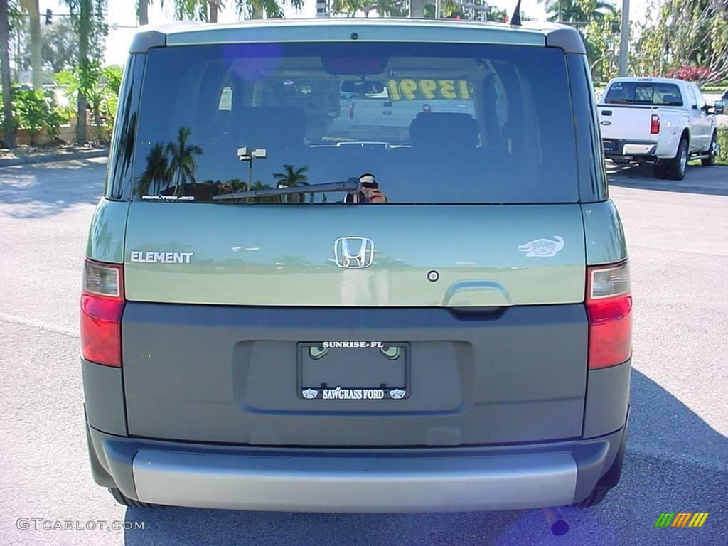 2005 Element LX AWD - Galapagos Green Metallic / Gray/Green photo #4