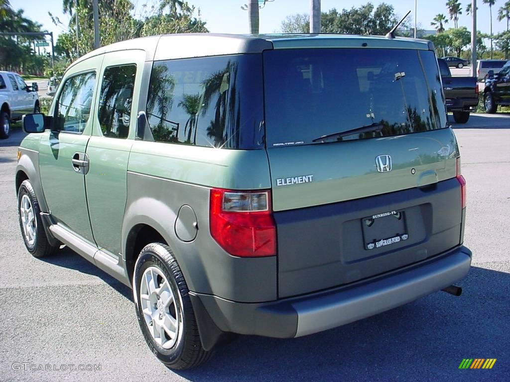 2005 Element LX AWD - Galapagos Green Metallic / Gray/Green photo #6