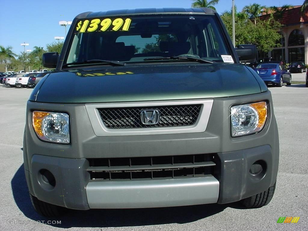 2005 Element LX AWD - Galapagos Green Metallic / Gray/Green photo #9
