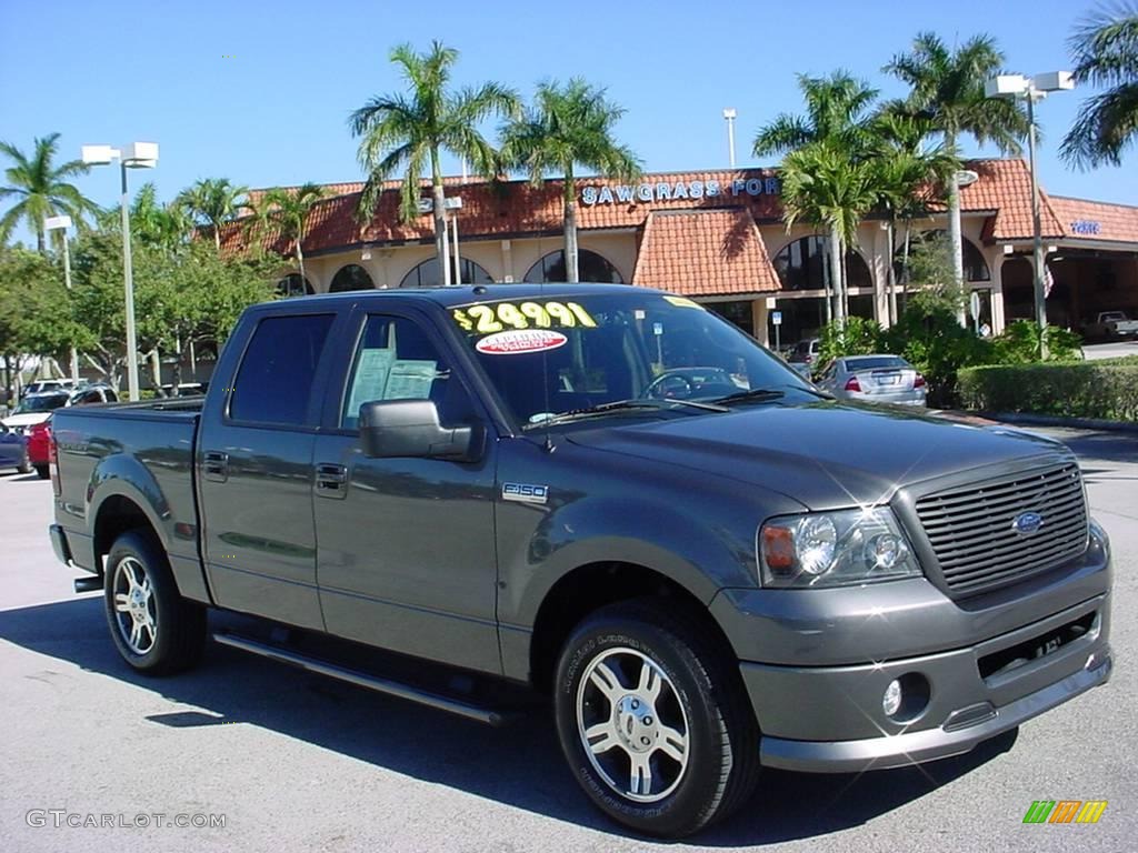 2008 F150 FX2 Sport SuperCrew - Dark Shadow Grey Metallic / Black photo #1