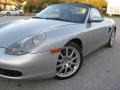 2001 Polar Silver Metallic Porsche Boxster   photo #4