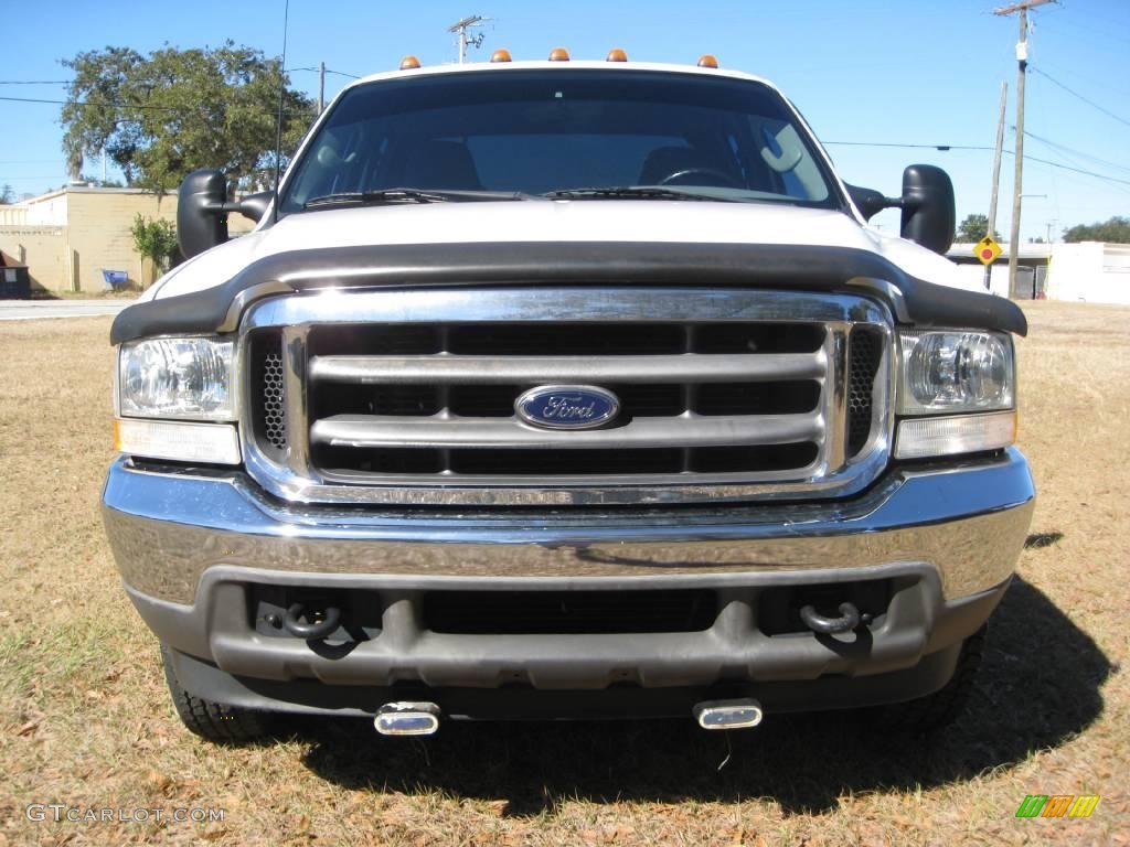 2003 F350 Super Duty Lariat Crew Cab Dually - Oxford White / Medium Flint photo #1