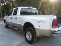 2001 Oxford White Ford F350 Super Duty Lariat Crew Cab 4x4 Dually  photo #9