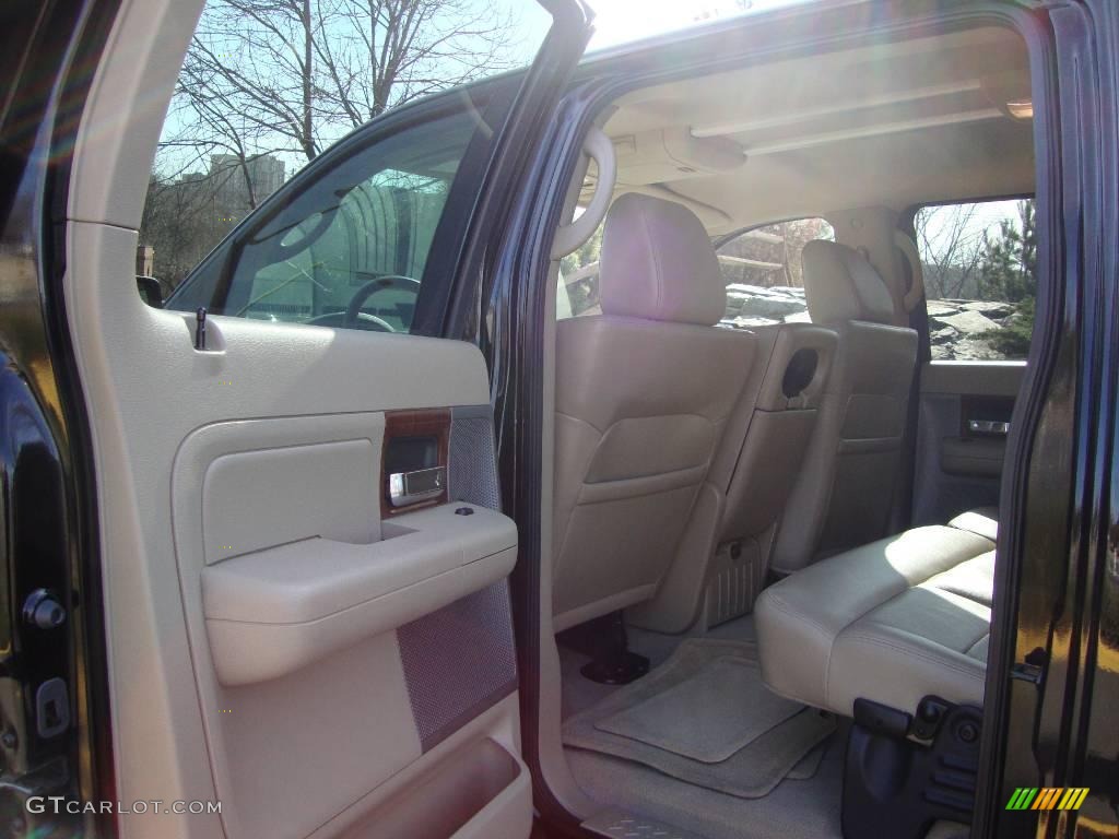 2005 F150 Lariat SuperCrew 4x4 - Black / Tan photo #18