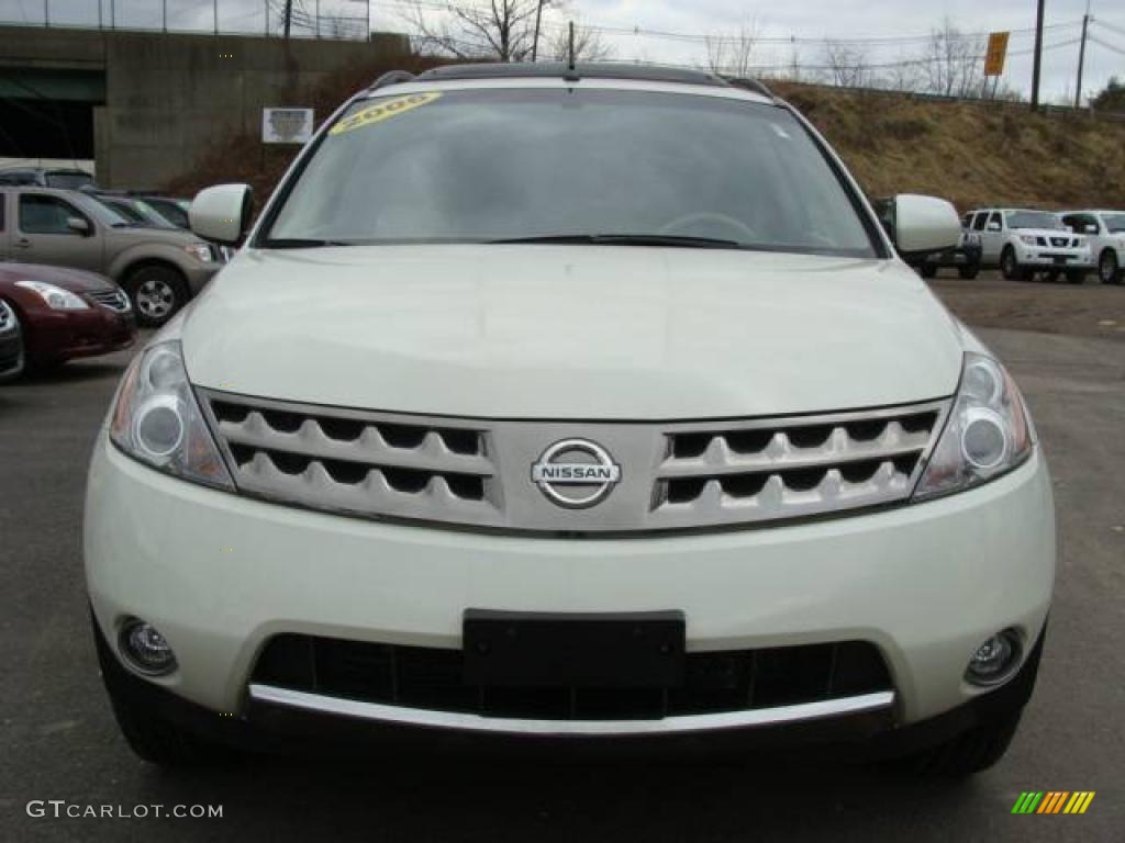 2006 Murano SL AWD - Pearl White / Cafe Latte photo #2