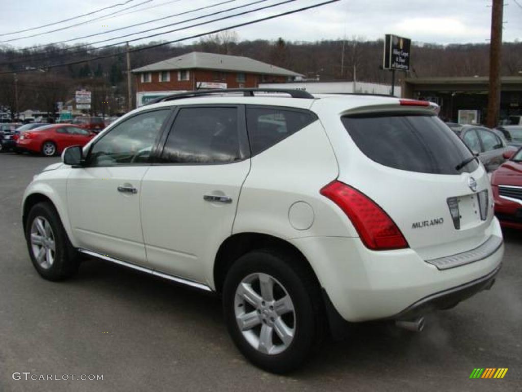 2006 Murano SL AWD - Pearl White / Cafe Latte photo #6