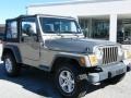 2005 Light Khaki Metallic Jeep Wrangler X 4x4  photo #7