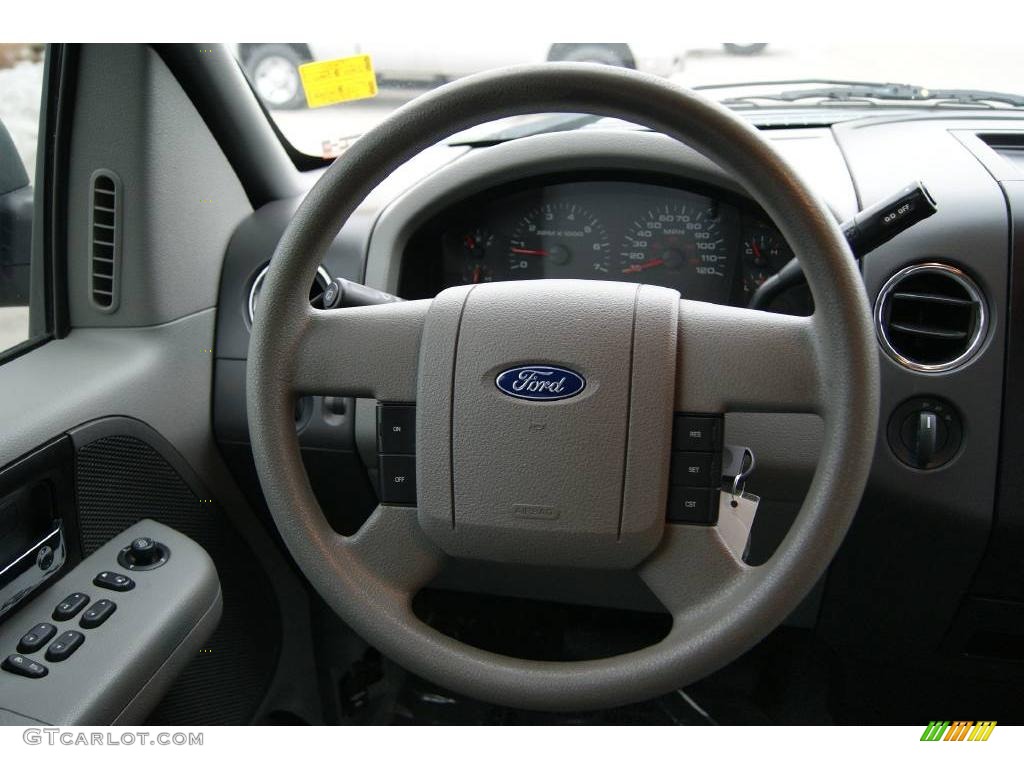 2005 F150 XLT SuperCrew 4x4 - Silver Metallic / Medium Flint/Dark Flint Grey photo #22