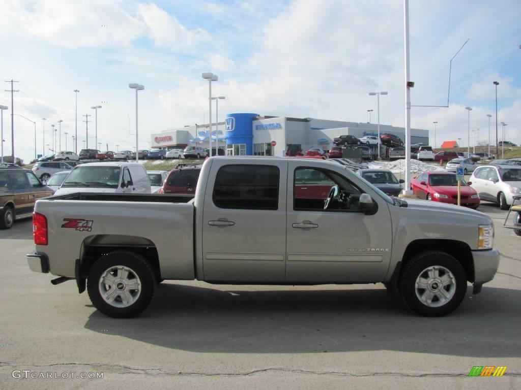 2009 Silverado 1500 LT Z71 Crew Cab 4x4 - Silver Birch Metallic / Ebony photo #7